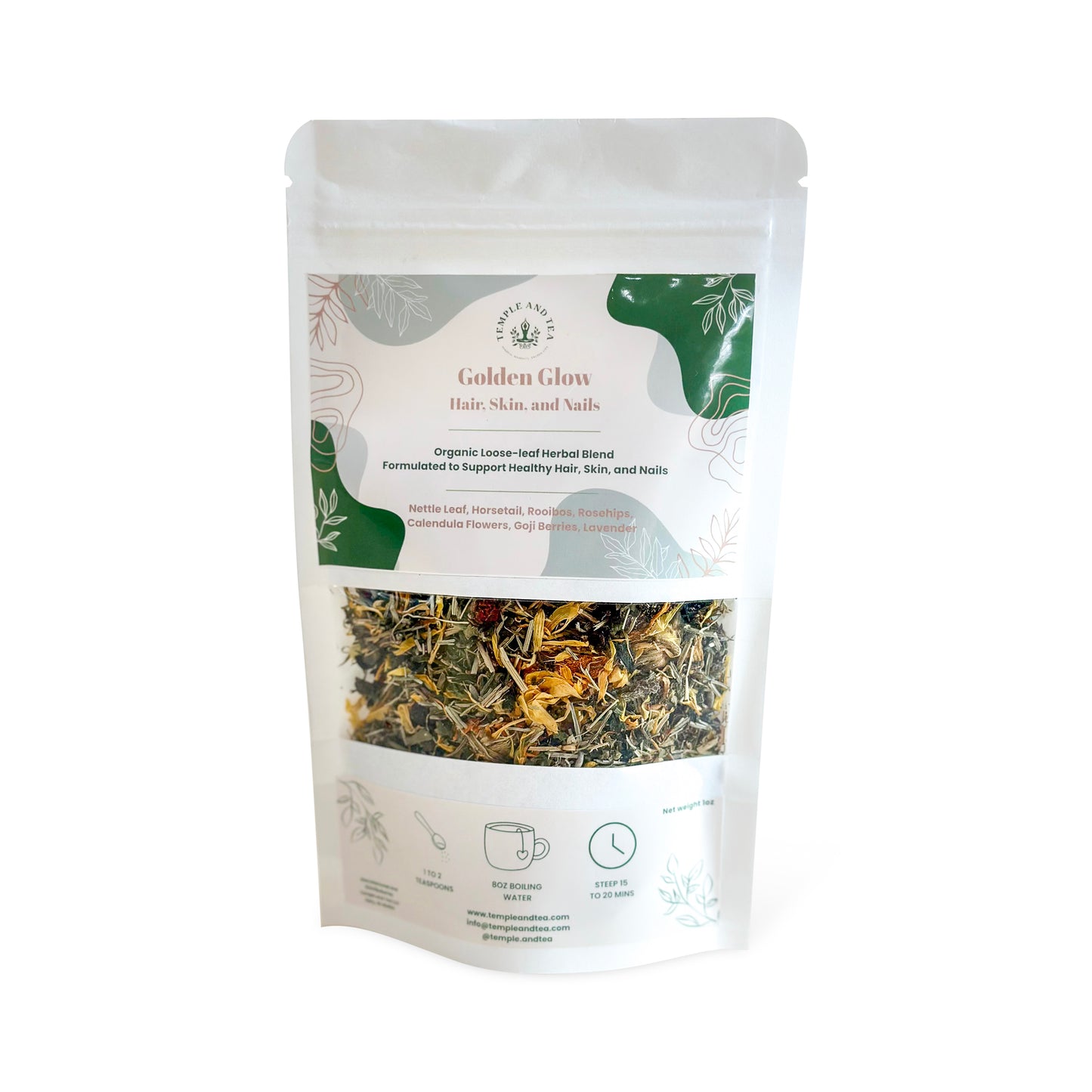 loose leaf organic herbal tea blend