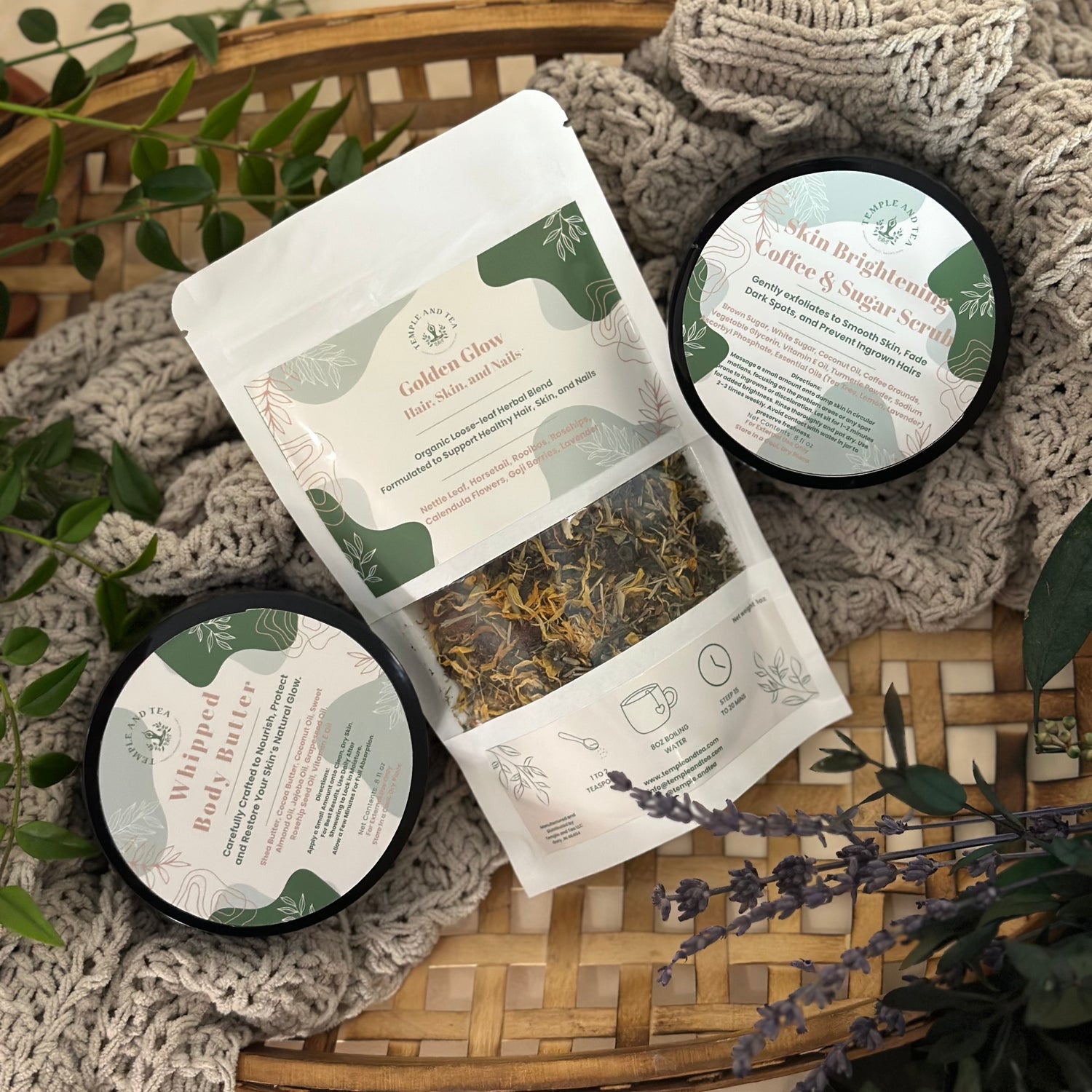 Glow Up skin care bundle